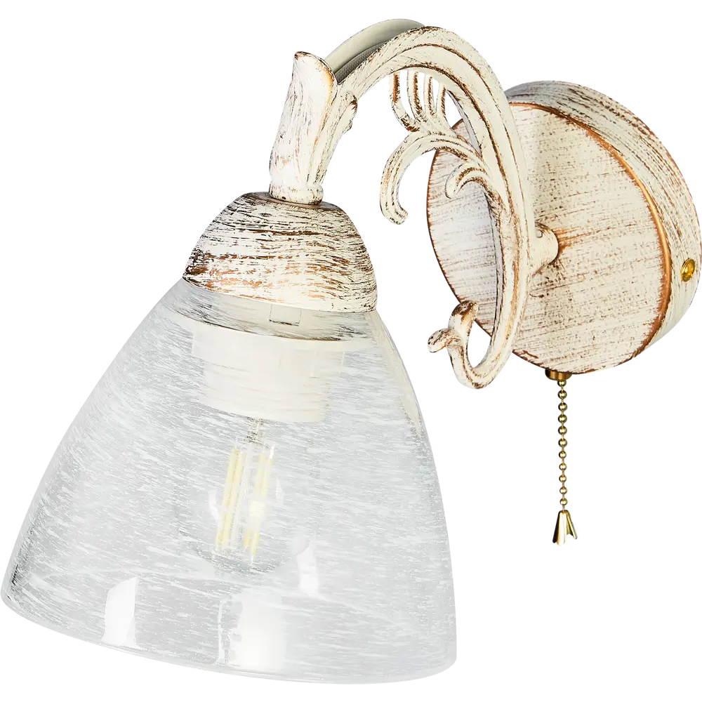 Настенный светильник De City Ариадна цвет белый/золото STLM-2169297 - Вид №2