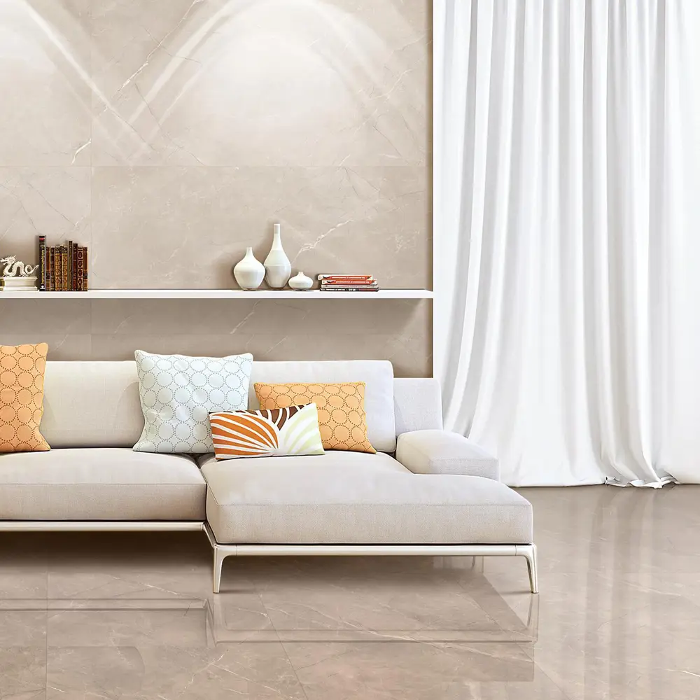 Керамогранит Vitrum Taupe 60x60 см 1.44 м² полированный цвет бежевый Laparet STLM-2146849 - Вид №1