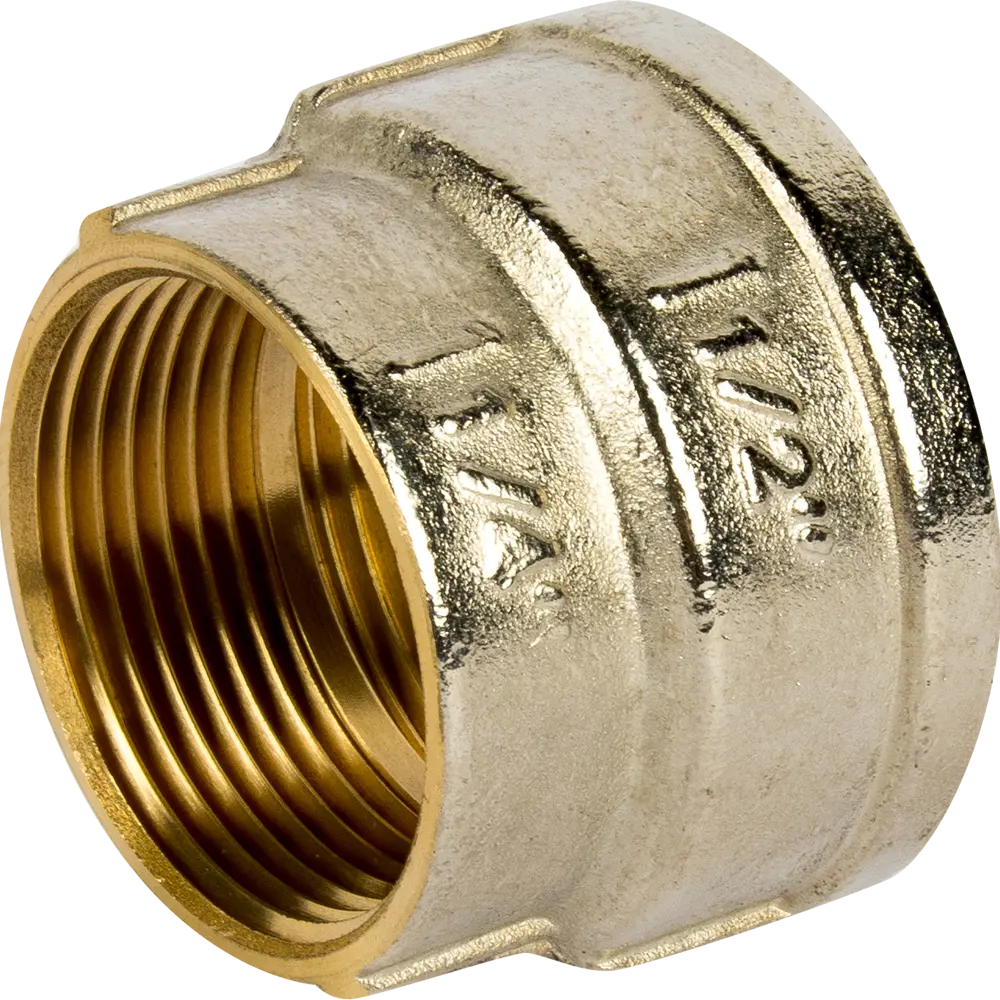 Муфта переходная 1 1/2"x1 1/4" ВР мм никелированная латунь 127-2418 Santreyd STLM-2126662