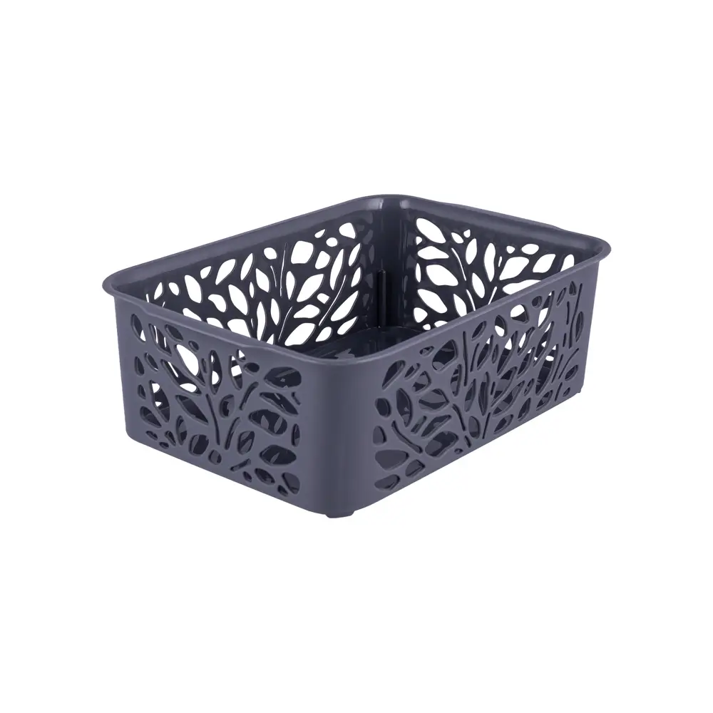 Стильная корзина Leaves для организации пространства в сером цвете 89419479 Santreyd STLM-1581340 - Вид №2