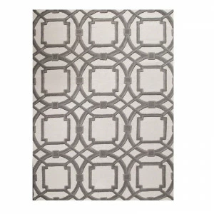 Ковер Arabesque серый 140х200 DOLLY CAPRETS ДИЗАЙНЕРСКИЕ, ARABESQUE 015178 Белый;серый