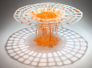 Стеклянная скульптура / центральный элемент