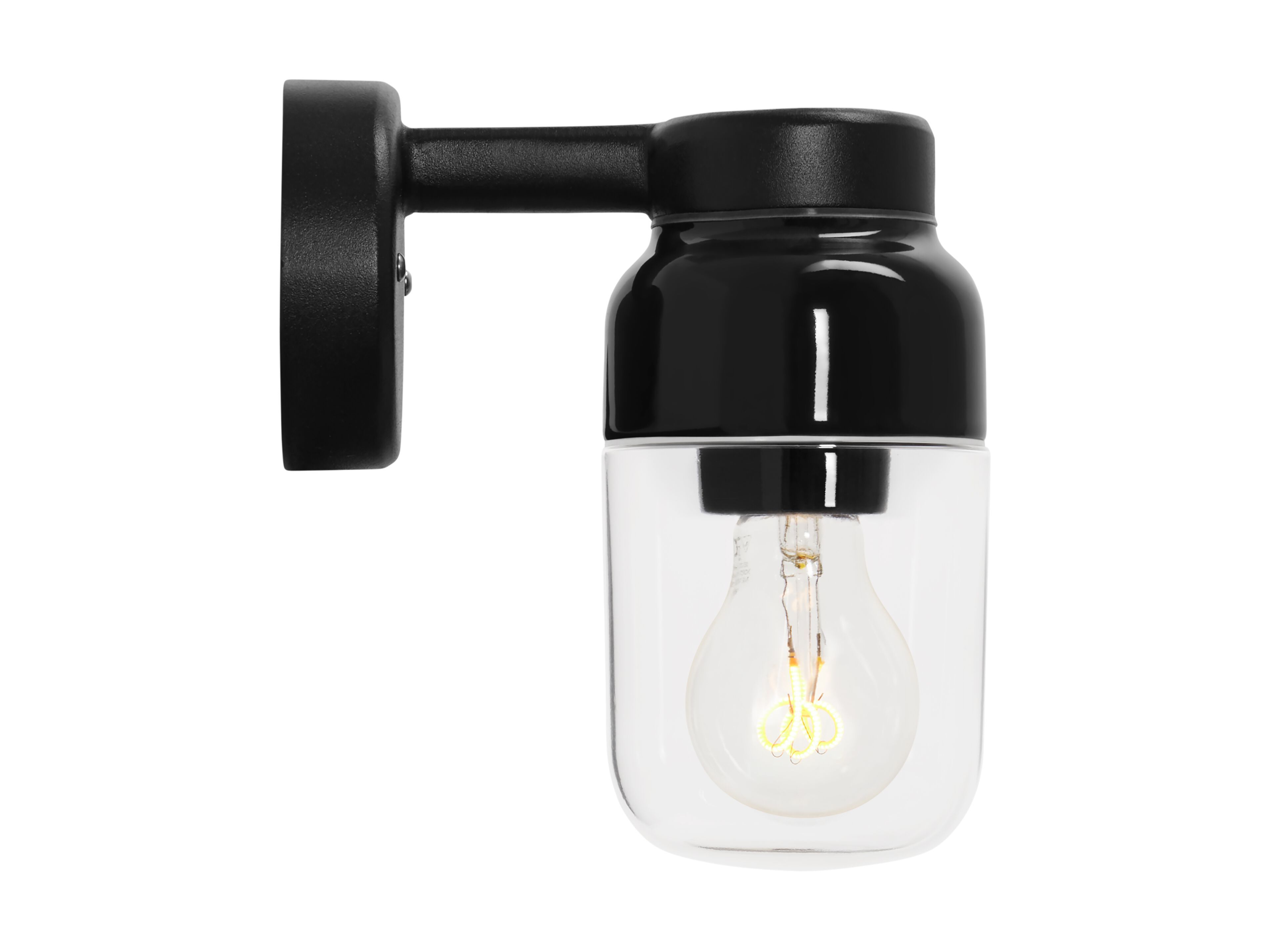 Настенный светильник из прозрачного стекла и фарфора Ifö Electric Ohm ARCH-00119931 - Вид №1