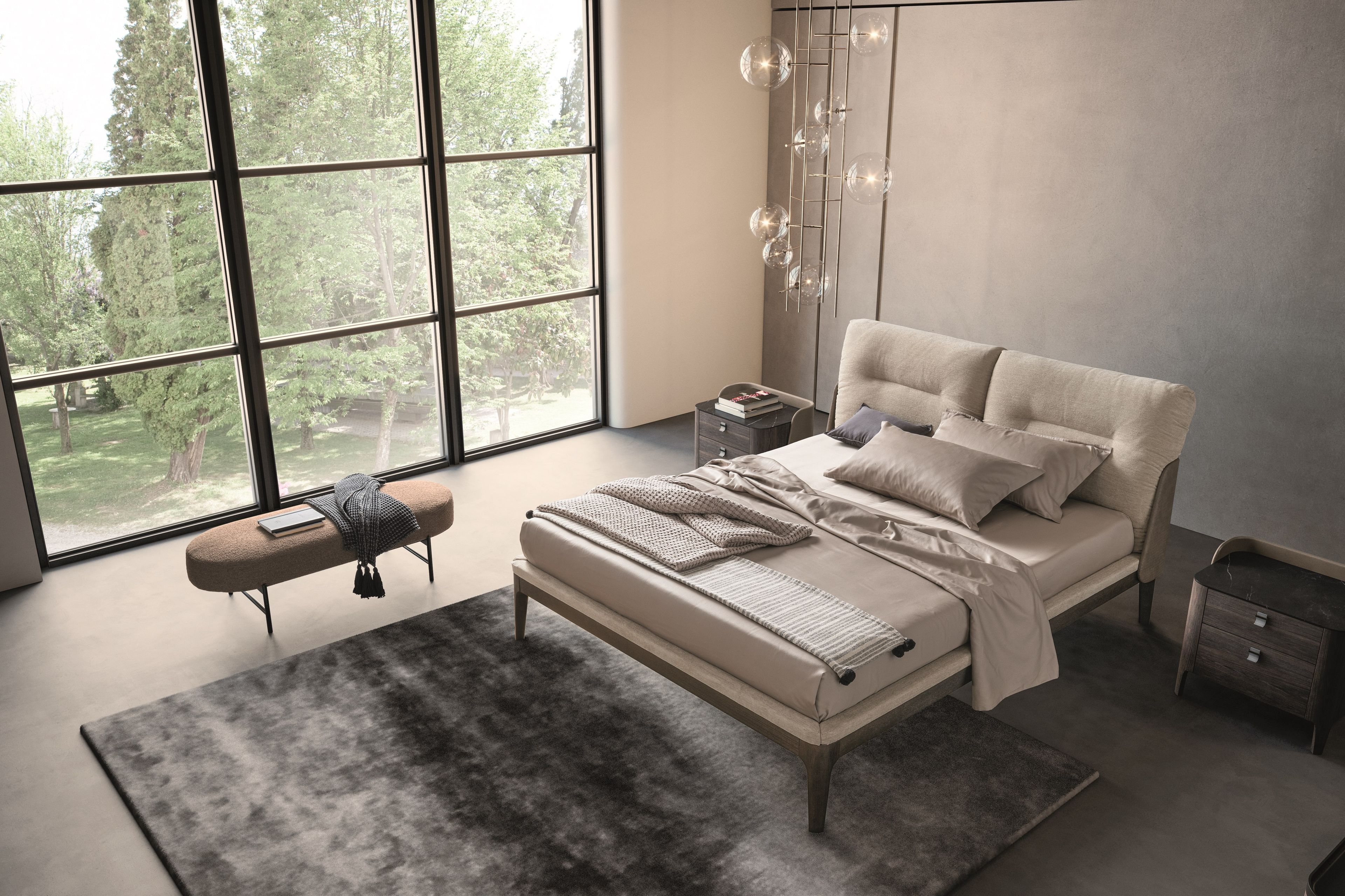 Деревянная прямоугольная тумбочка с ящиками Dall'Agnese семьдесят ARCH-00036525 - Вид №2