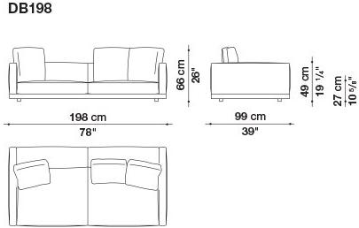 B&B Italia Кожаный диван Dock sun-id-1441060 - Вид №52