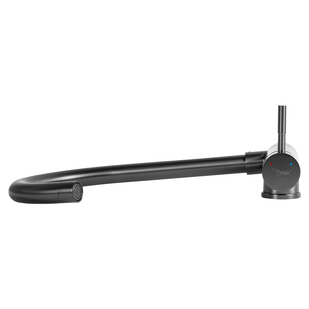 Смеситель для кухни Vidage общая высота 35 см цвет черный STLM-2087663 - Вид №8