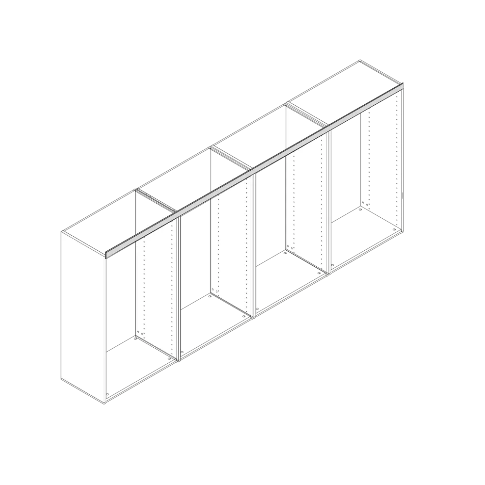 Кухонный карниз Зея 200x4 см KONSENSA ЛДСП цвет коричневый STLM-2086505 - Вид №6