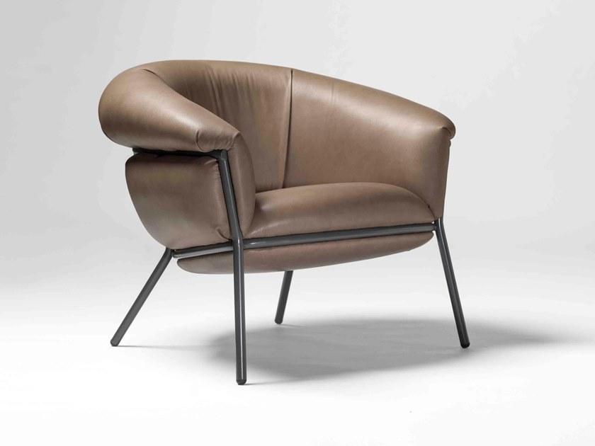 BD Barcelona Design Кожаное кресло с подлокотниками Grasso sun-id-1473829 - Вид №22