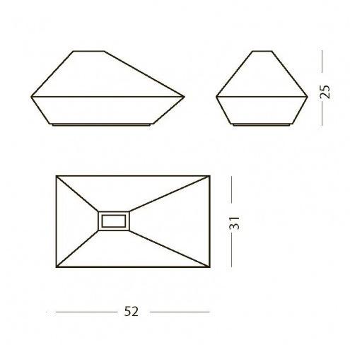 PIMAR Каменная ваза Лечче  Ca34, ca35, ca36  - Вид №3
