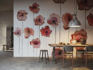 Tecnografica Стекловолоконные обои с цветочными мотивами Collezioni d'arte