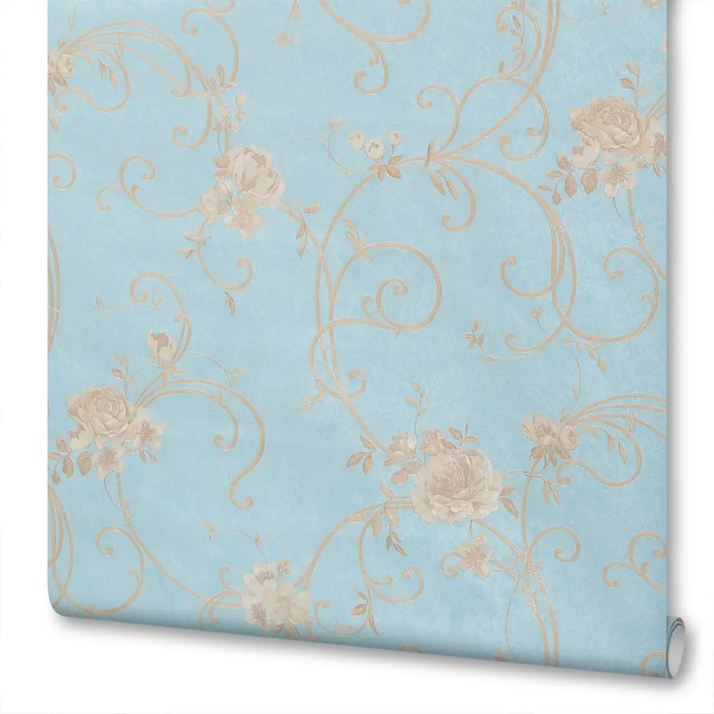 Обои флизелиновые Euro Decor Елизавета синие 1.06 м 1013-03 15530338 STLM-2103843