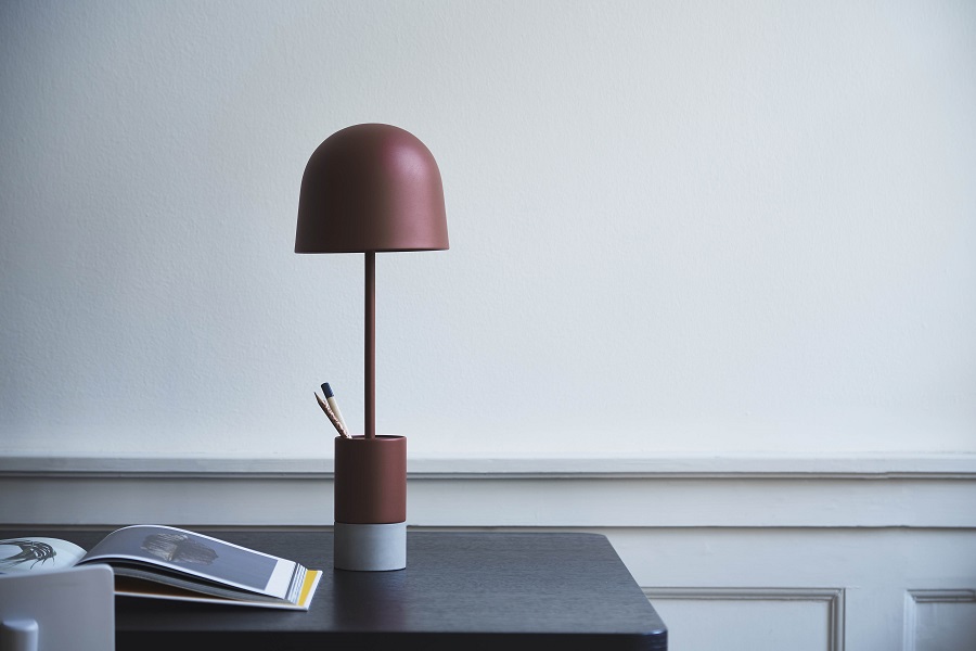 Лампа настольная Pen, темно-красная Frandsen 206031505011 - Вид №1