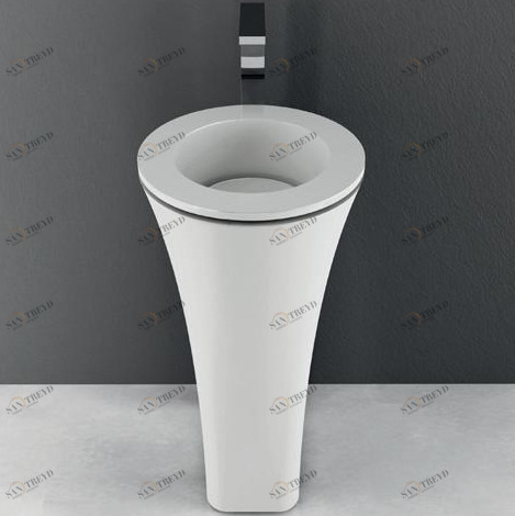 AMLA45 Встроенная раковина под столешницу круглая Ceramica Cielo 