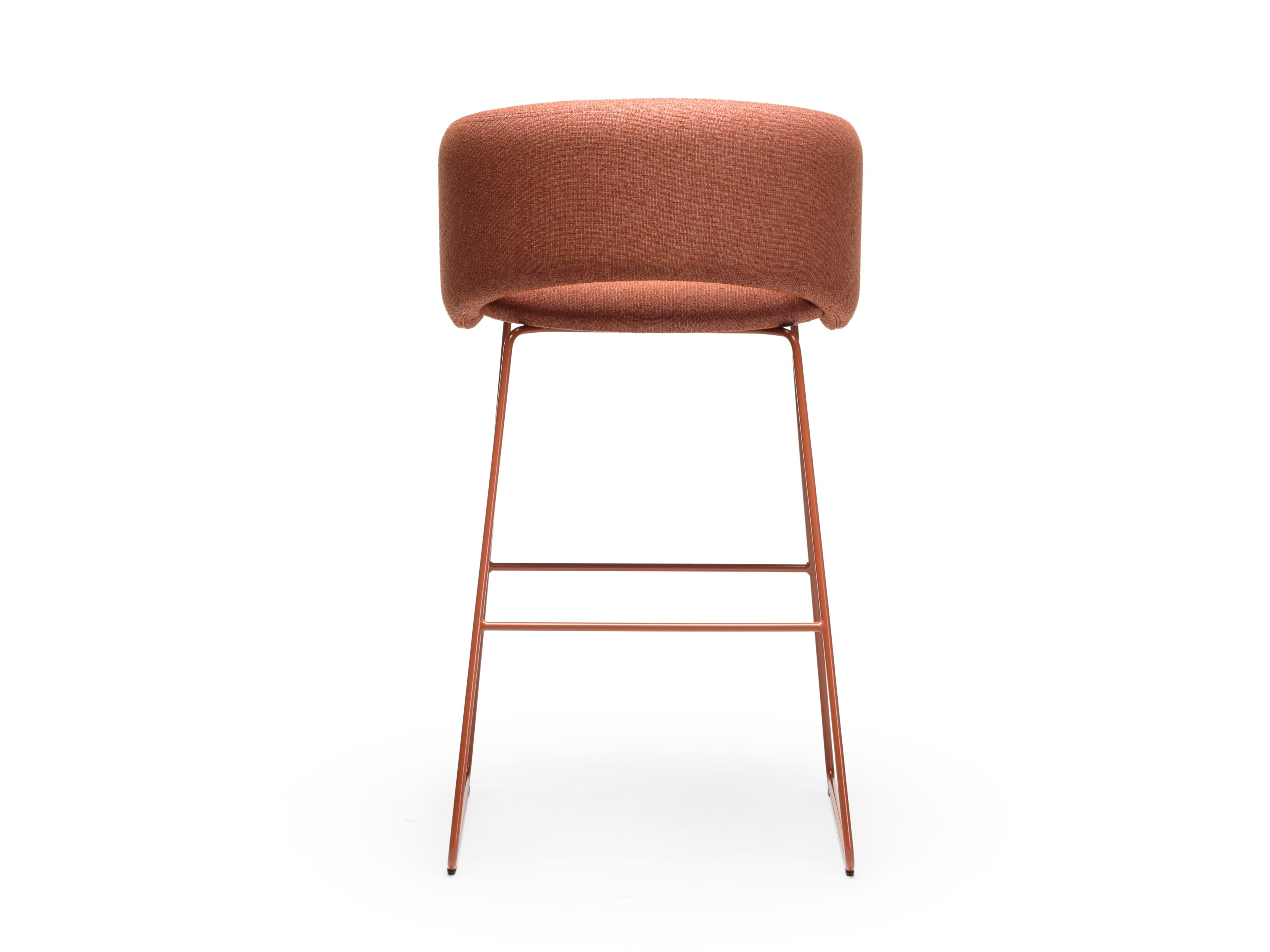 Высокий табурет из ткани со спинкой CHAIRS & MORE Bel ARCH-00153386 - Вид №3