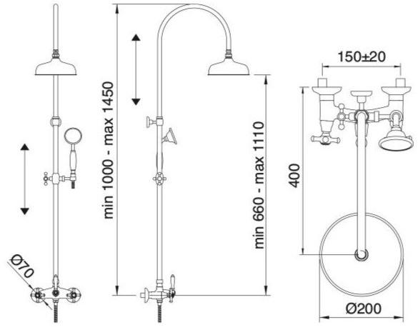 Rubinetterie Treemme Old italy  4490  - Вид №1
