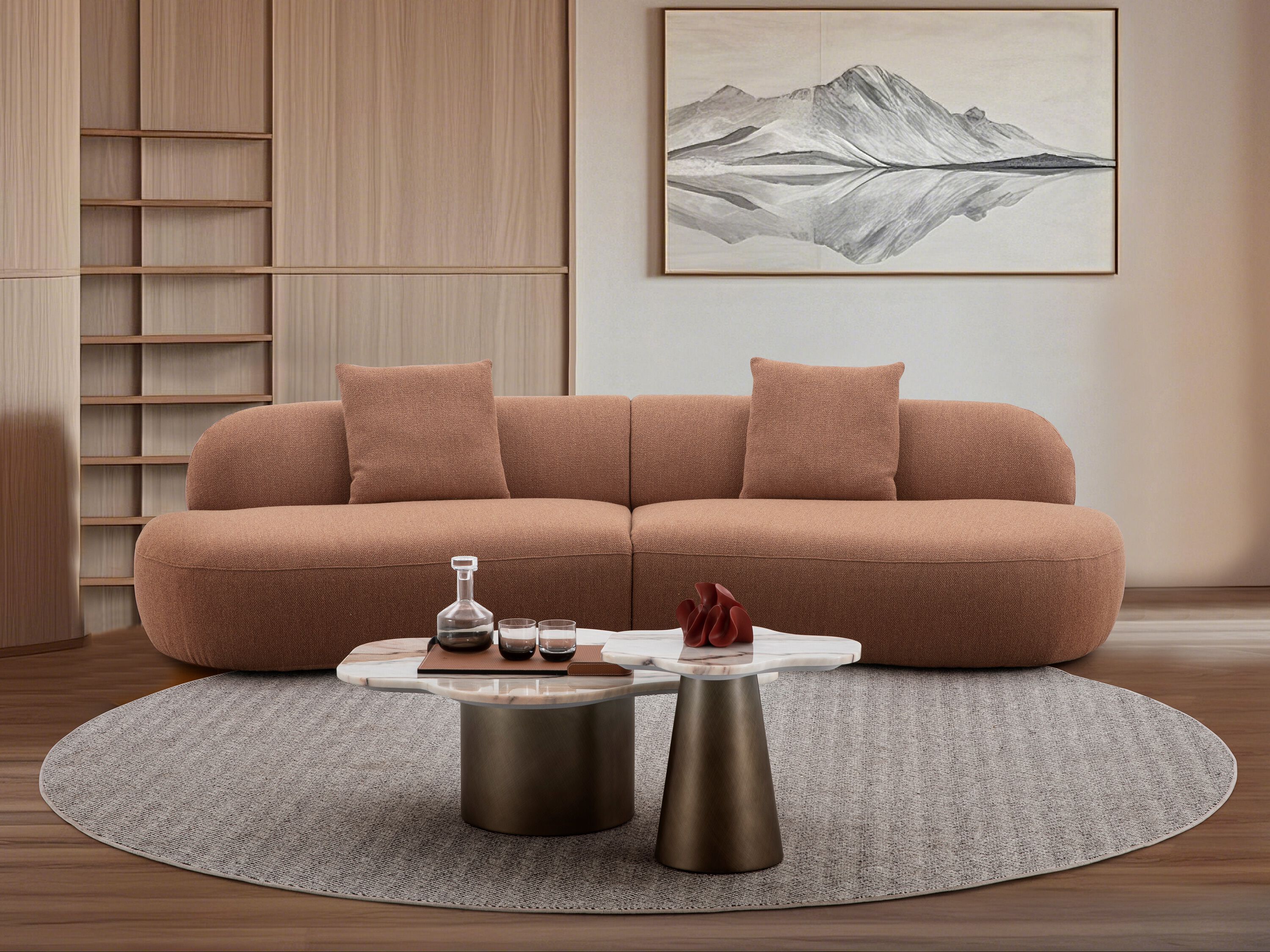 Кожаный модульный диван CAMPO DE' FIORI CHILI ARCH-00096814 - Вид №8