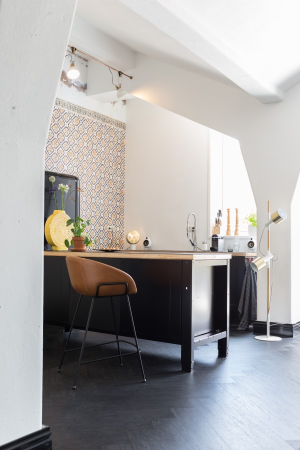 Табурет высокий Feston коричневый Zuiver 1500048 - Вид №2