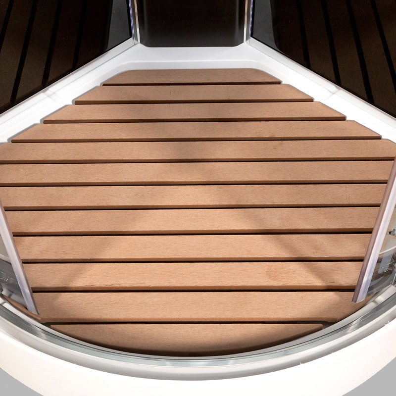 ЕМ1511 L N с гидромассажем (гм.) Душевая кабина DETO Серия EM BМ1510 N LED BLACK - Вид №7