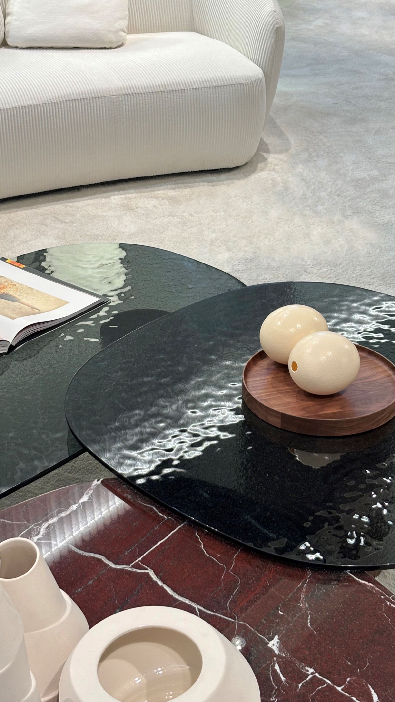 Низкий журнальный столик с мраморным или стеклянным верхом Vibieffe Quite luxury ARCH-00092228 - Вид №8