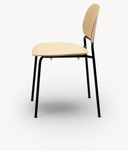 Zilio A&C Стул штабелируемый из фанерованной древесины sun-id-1379159 - Вид №1