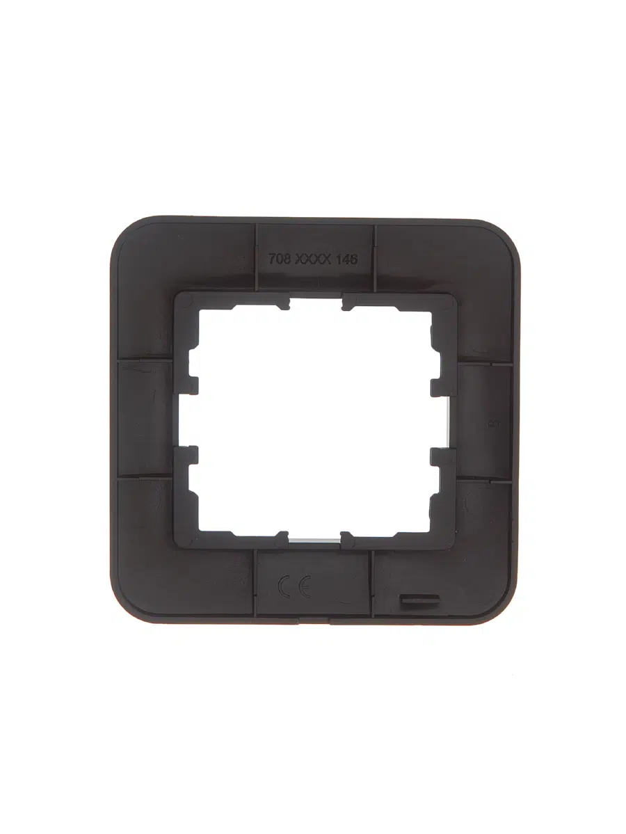 ASTI Рамка 1-ая горизонтальная б/вст чёрный бархат LEZARD 7081-4200-146 - Вид №1