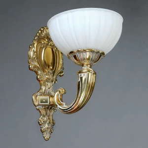 Бра светодиодное белое Lugo 8539/1 WP AMBIENTE LUGO 00-3927913 Белый;золото