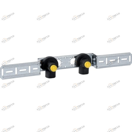 GEBERIT 602.781.00.5 Соединительное колено Geberit Mepla 90° предустановленное, двойное 