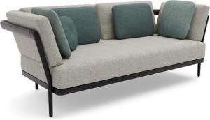 2-мест. teak nero pca черный Manutti Flex