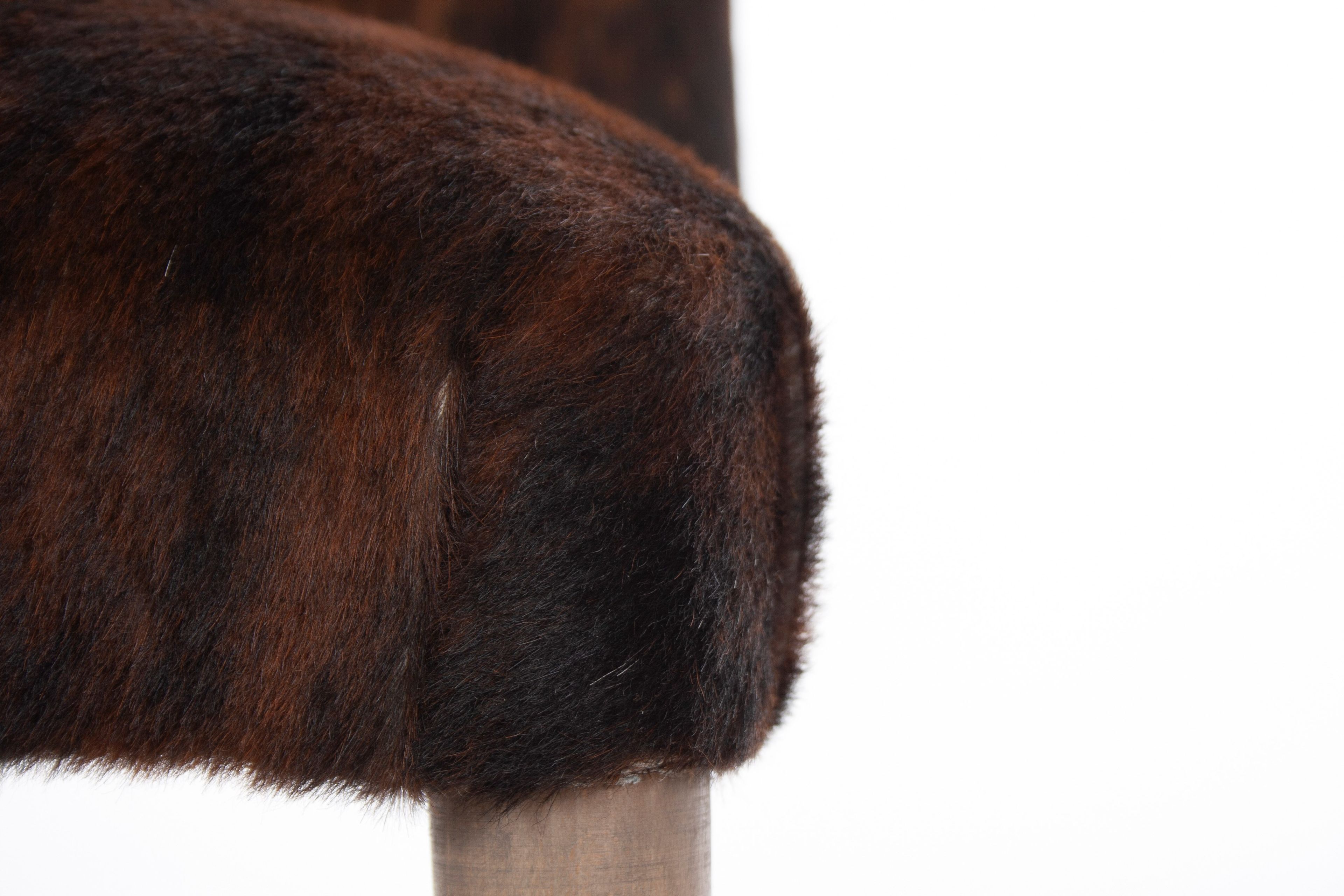 Высокий тканевый табурет с подставкой для ног со спинкой CREARTE COLLECTIONS Kel Contemporain ARCH-00136515 - Вид №13