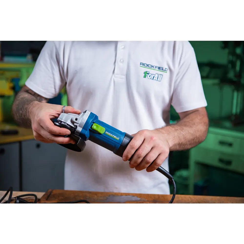 Угловая шлифмашина Rockfield RF90AG 900Вт для мастерской 89366515 STLM-0841867 - Вид №15