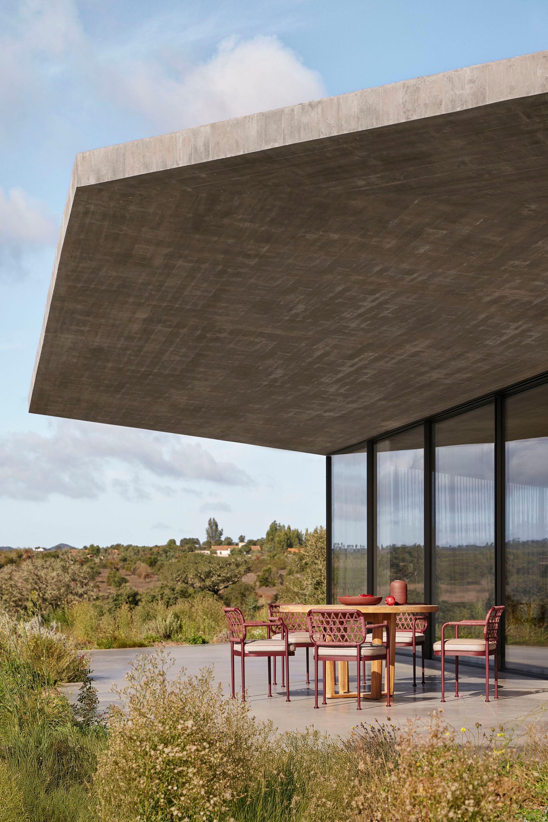 Алюминиевый стул с порошковым покрытием с подлокотниками POINT Curio ARCH-00076006 - Вид №3