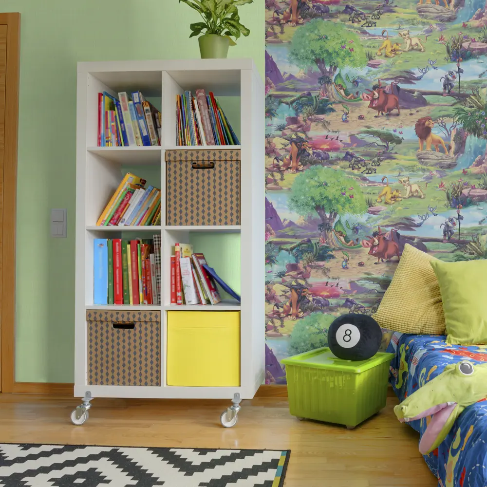 Обои флизелиновые Артекс Король Лев зеленые 1.6 м 10228-02 STLM-2112866 - Вид №3