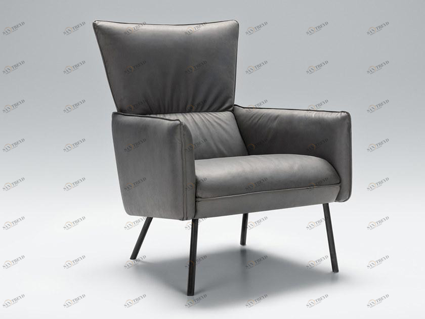 Sits Кожаное кресло с подлокотниками sun-id-1376752