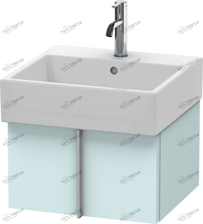 VA612400909 Тумбочка подвесная Vero Air #VA6124 484 x 431 мм Светло-голубой матовый декор Duravit
