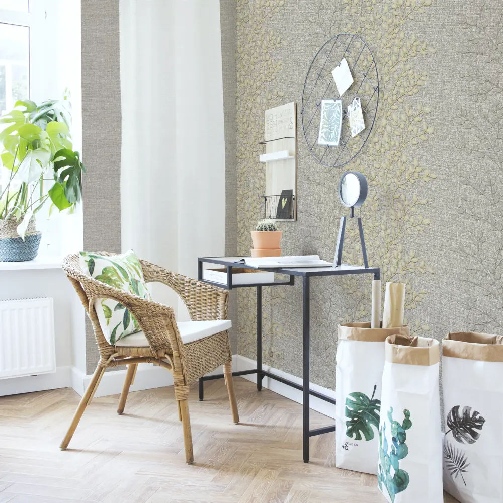 Обои флизелиновые Euro Decor Thea серые 1.06 м 7013-11 82377793 STLM-2060216 - Вид №3