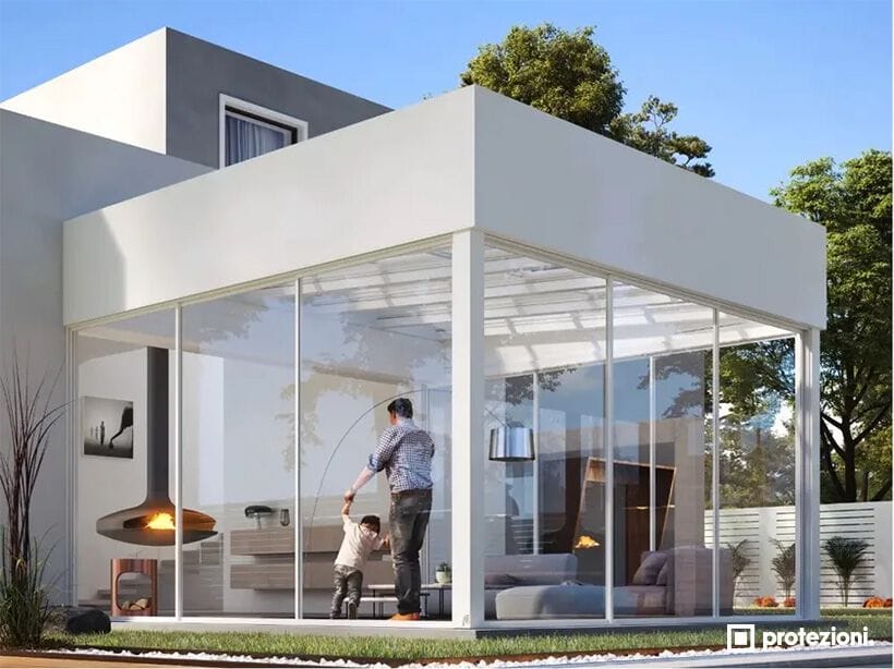 Подвижная крышка с термической резкой Protezioni Ermes ARCH-00035647