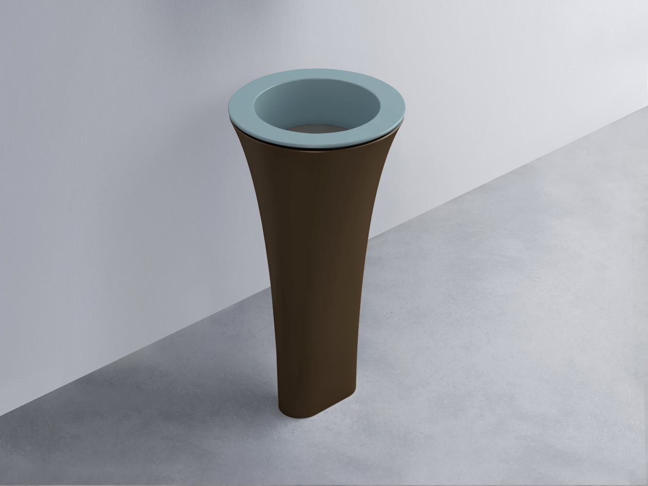 AMLA45-PL+AMPILT-CM+AMCOLT-CA Раковина Amedeo Tondo отдельностоящая cielo Enjoy + Amedeo Ceramica Cielo