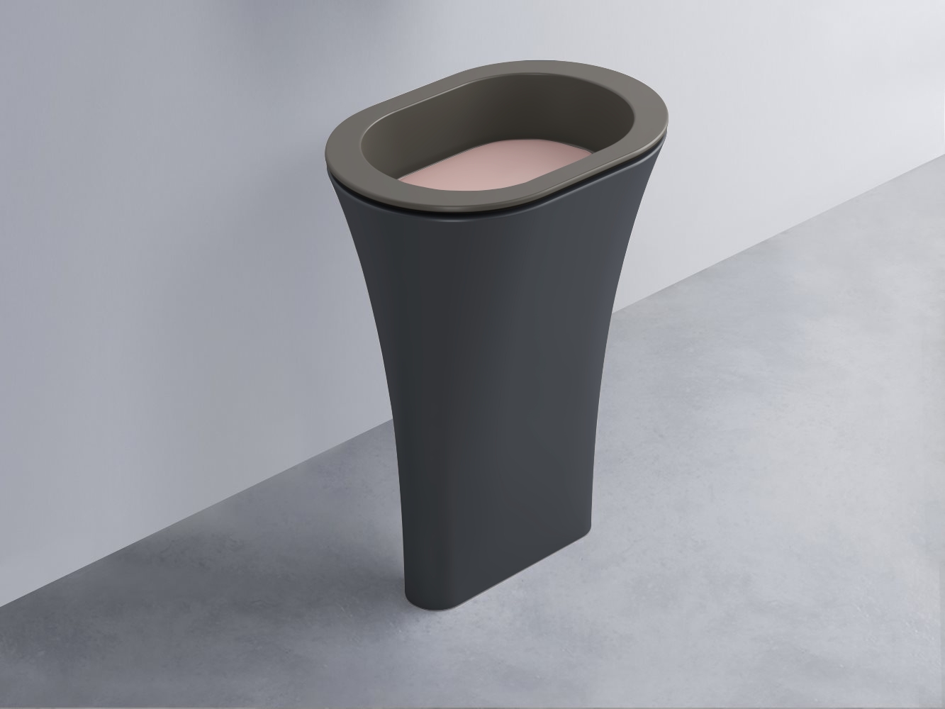 AMLA65-FN+AMPILO-CP+AMCOLO-BA Раковина Amedeo Ovale отдельностоящая cielo Enjoy + Amedeo Ceramica Cielo