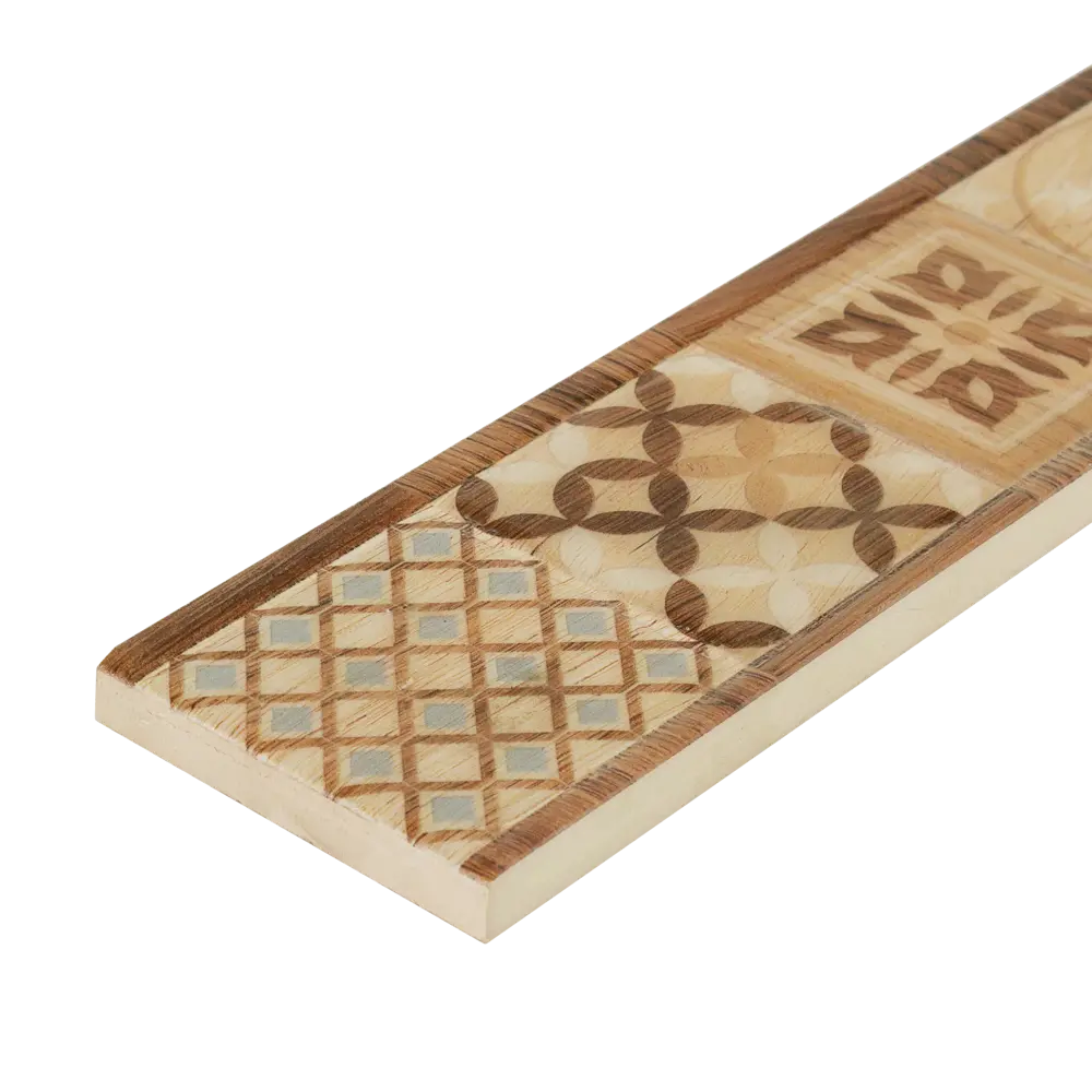 Бордюр Country Wood 60х6 см цвет мультиколор 81977095 STLM-2098897 Golden Tile  - Вид №1