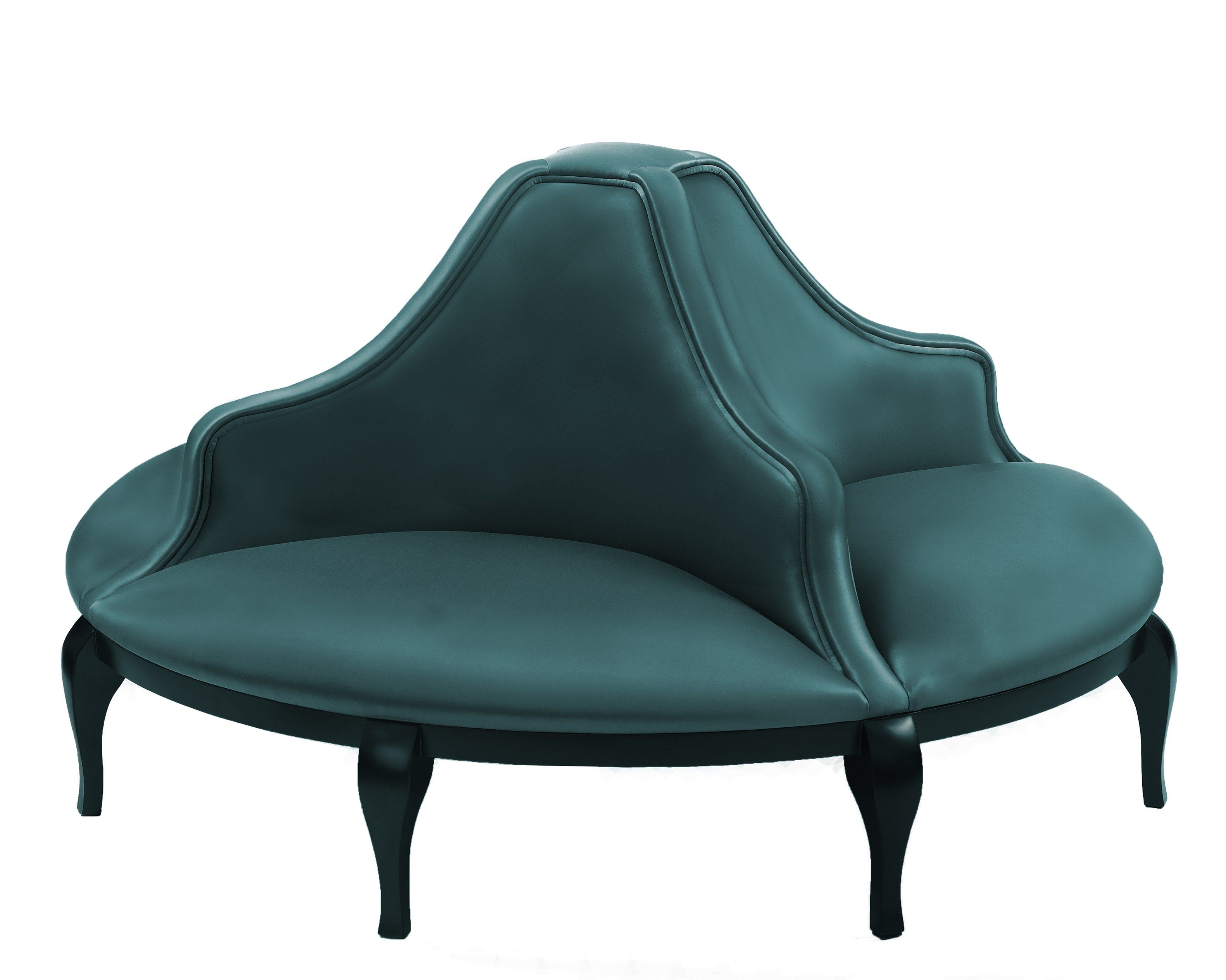 Атласная изогнутая мягкая скамья Munna Фетиш ARCH-00014979