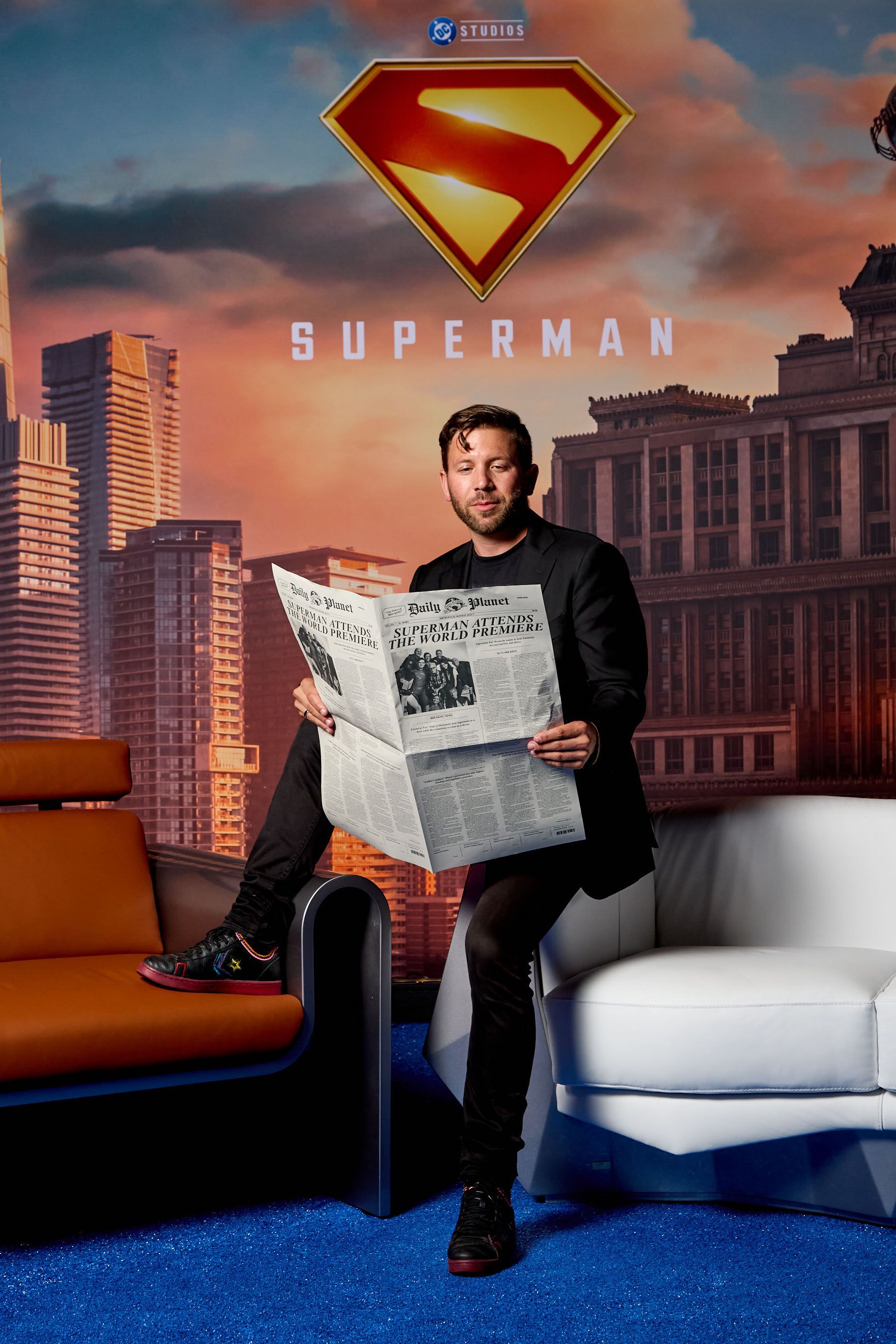 Кожаное и деревянное кресло с подлокотниками Formitalia Superman Capsule ARCH-00100524 - Вид №6