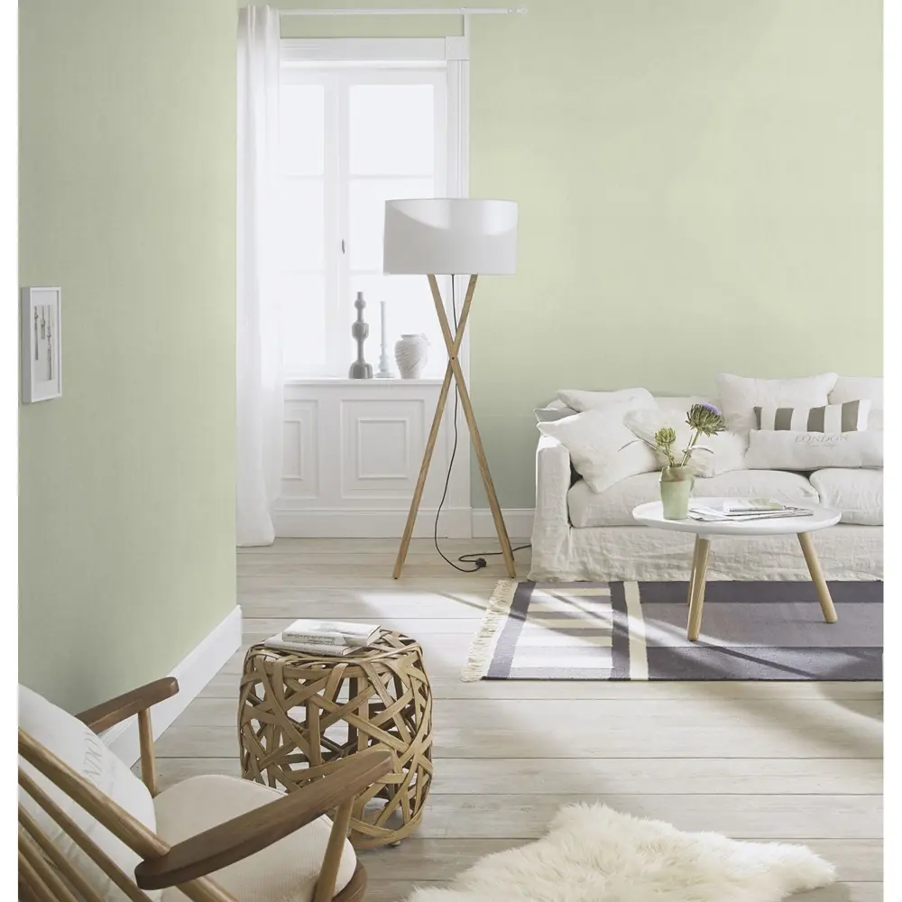 Обои на флизелиновой основе Inspire Silk 1.06х10 м цвет салатовый 511192 17037555 STLM-2171336  - Вид №2