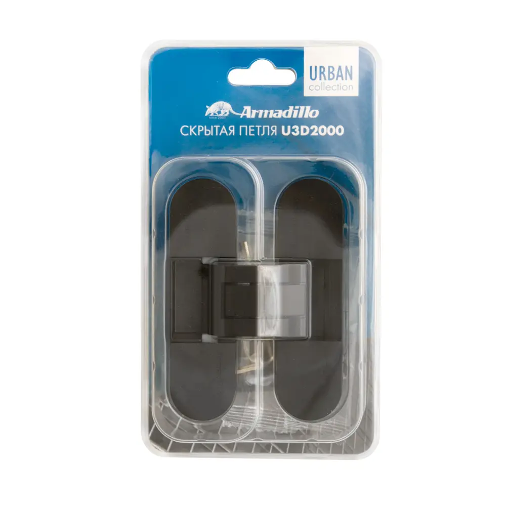 Скрытая петля дверная U3D2000 110x30x32 мм ЦАМ цвет черный ARMADILLO STLM-2181725 - Вид №3