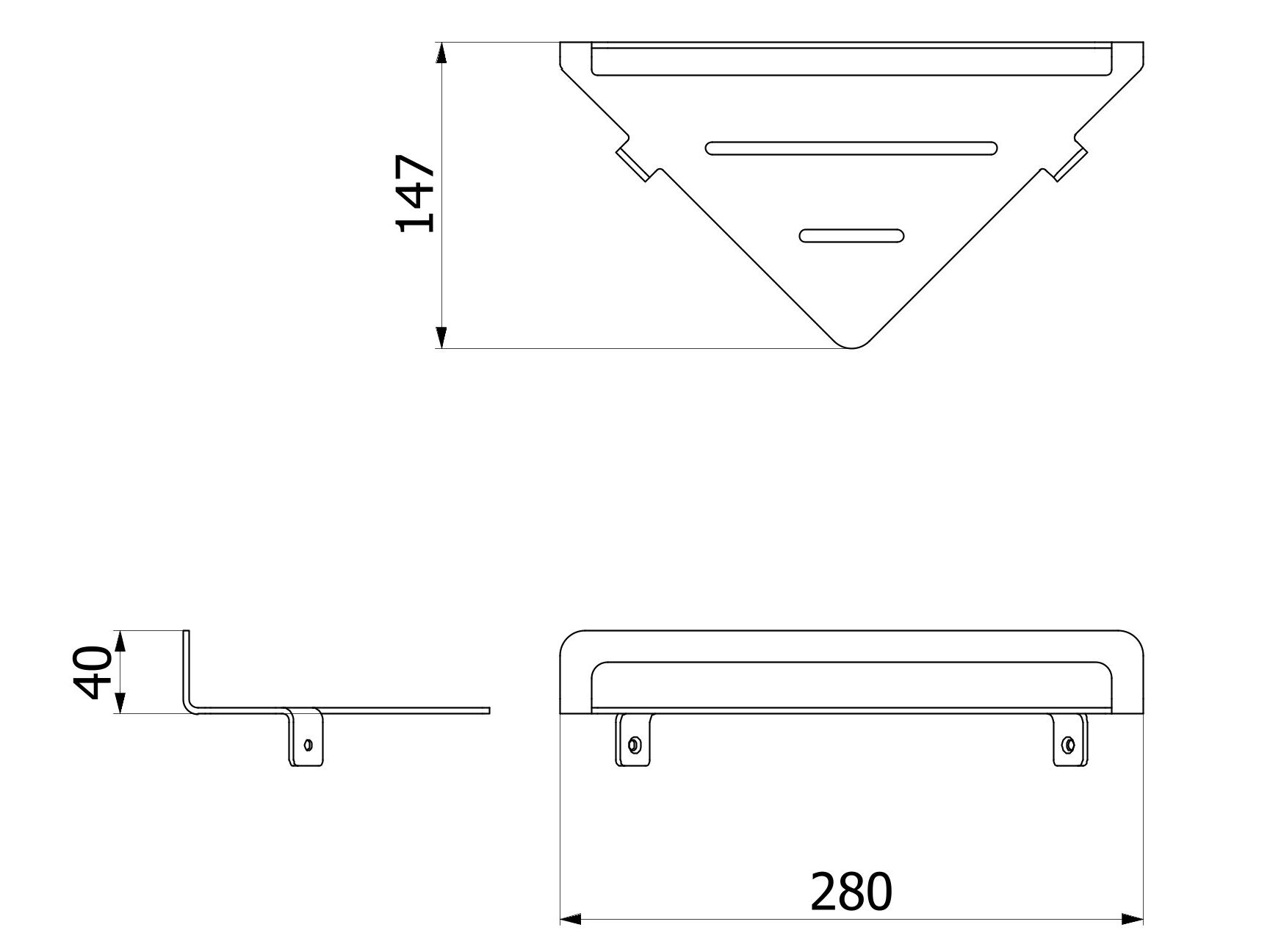 Полка для ванной IB мастерская ARCH-00065036 - Вид №14