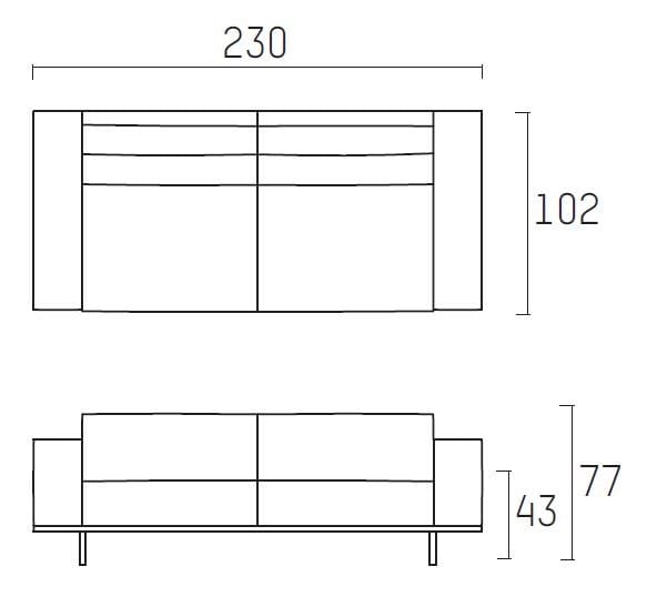 Секционный диван с огнестойкой обивкой Piet Boon DON living ARCH-00064056 - Вид №6