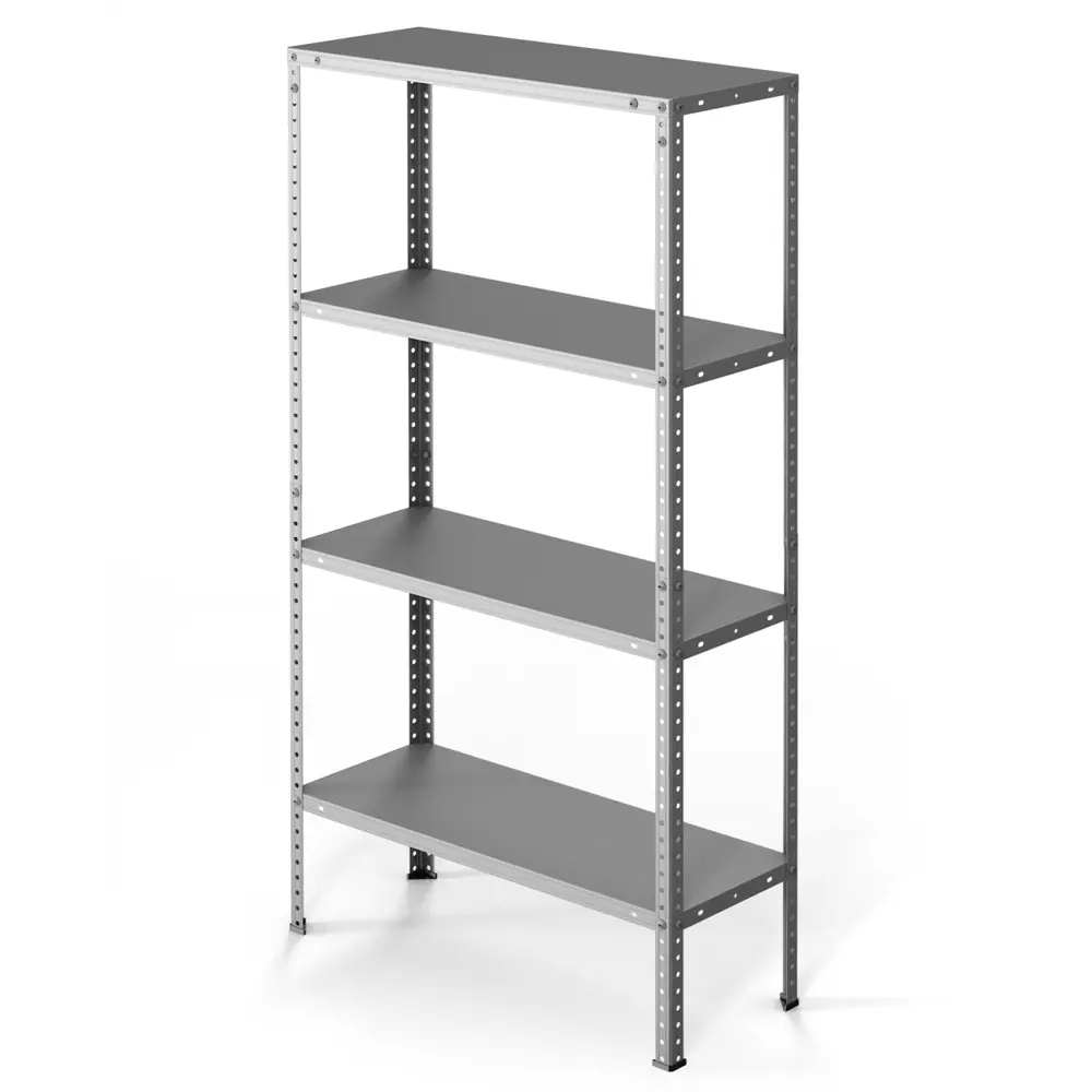 Стеллаж 4 полки 75х150х29.5 см, металл оцинкованный Santreyd STLM-2009184