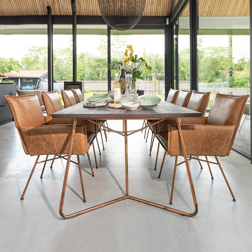 Jess Прямоугольный деревянный обеденный стол Charles sun-id-1392684 - Вид №7