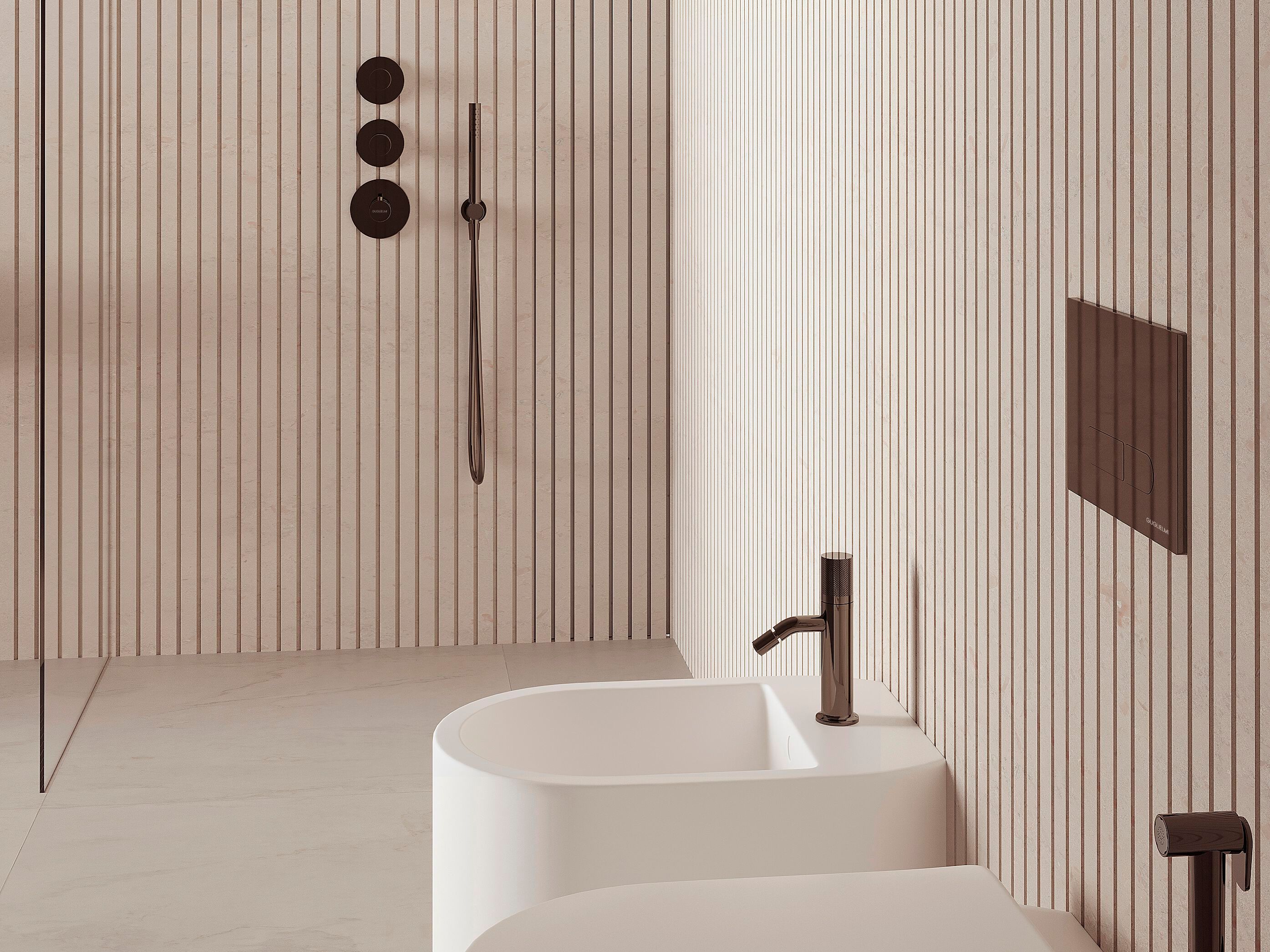 Смеситель для биде с одной ручкой GUGLIELMI RUBINETTERIE Sprint Color ARCH-00051547 - Вид №8