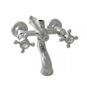 1400 ** 93 Комплект ванны для душевой колонки Nicolazzi Series Half Dome Crystal