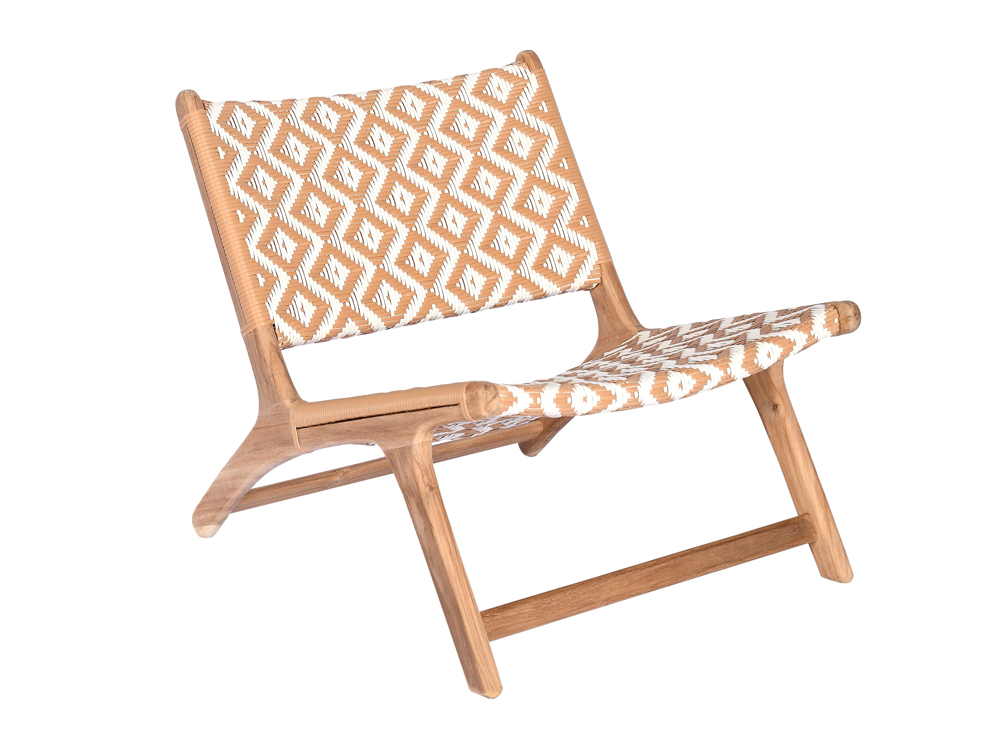 Садовое кресло из тикового дерева и синтетической ткани cbdesign Vienna Relax ARCH-00041545